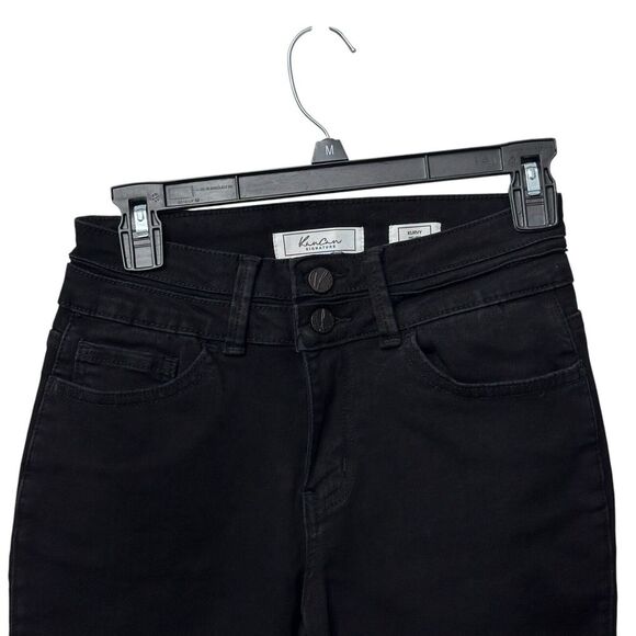 KanCan Kurvy Mid Rise Ankle Skinny Black Size 26 (26W X 29L) VBK2048AT‎ - Picture 2 of 12